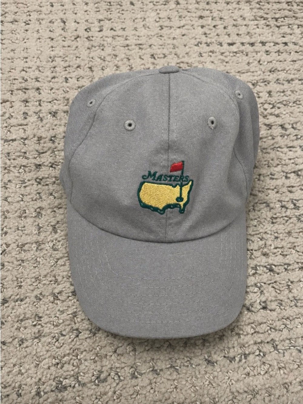 Masters ladies/Men’s Gray Cap with Yellow & Green Logo